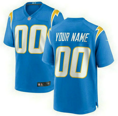 Custom Men's New Los Angeles Chargers Limited Blue Jersey