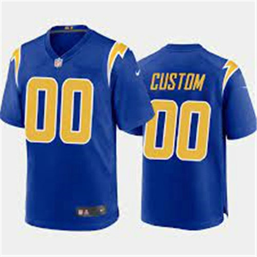 Custom Men's New Los Angeles Chargers Limited Royal Jersey