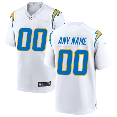 Custom Men's New Los Angeles Chargers Limited White Jersey