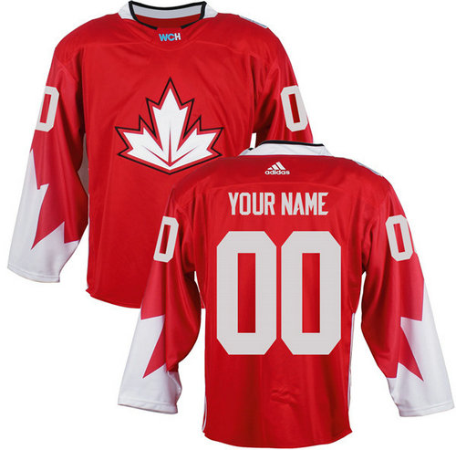 Custom Team Canada Red 2016 World Cup NHL Jersey