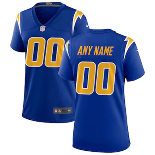 Custom Women New Los Angeles Chargers Limited Royal Jersey