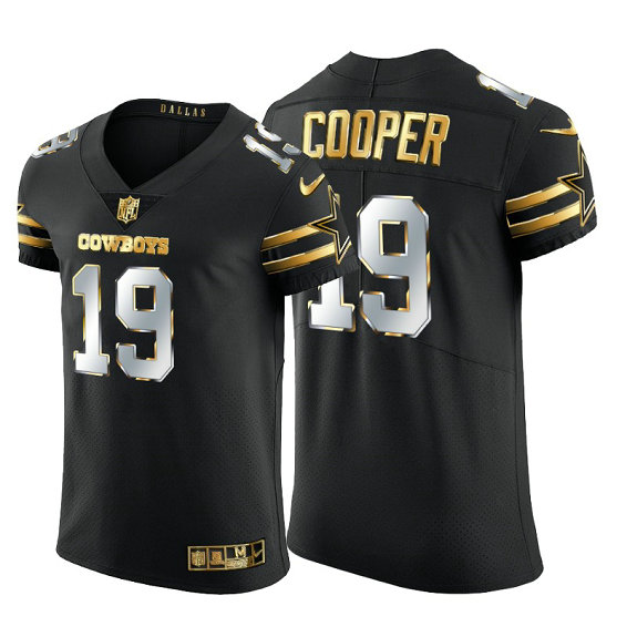 Dallas Cowboys #19 Amari Cooper Men's Nike Black Edition Vapor Untouchable Elite NFL Jersey