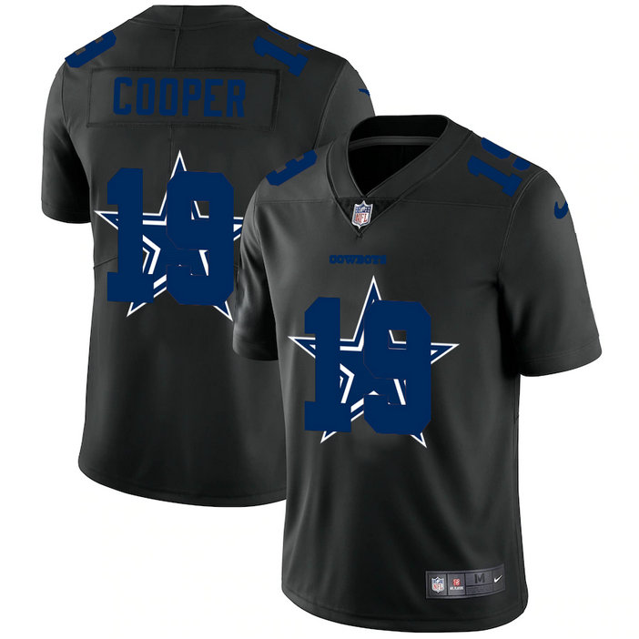 Dallas Cowboys #19 Amari Cooper Men's Nike Team Logo Dual Overlap Limited NFL Jersey Black