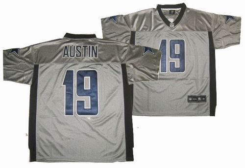Dallas Cowboys #19 Miles Austin Gray shadow jerseys