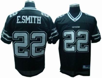 Dallas Cowboys #22 E.Smith Jerseys black