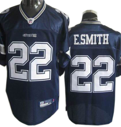 Dallas Cowboys #22 E.Smith Jerseys blue
