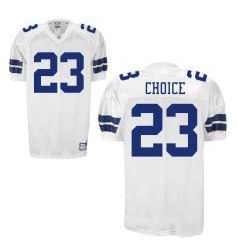 Dallas Cowboys #23 Tashard Choice White Football Jersey