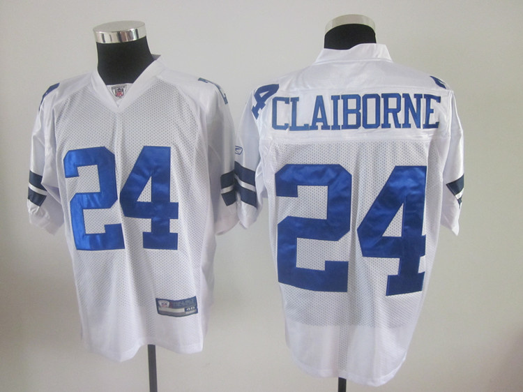 Dallas Cowboys #24 Morris Claiborne White Jersey
