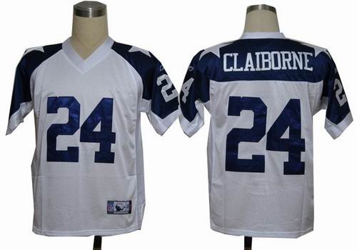 Dallas Cowboys #24 Morris Claiborne thanksgivings white Jersey