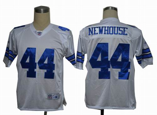 Dallas Cowboys #44 Robert Newhouse Throwback White Legends Jerseys