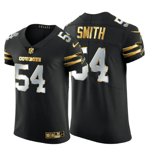 Dallas Cowboys #54 Jaylon Smith Men's Nike Black Edition Vapor Untouchable Elite NFL Jersey