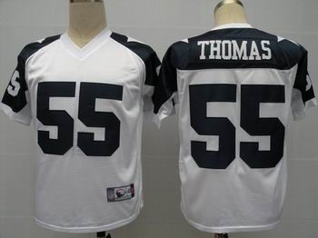Dallas Cowboys #55 Thomas White Jerseys Thanksgiving Throwback