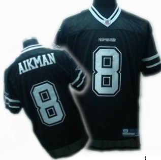 Dallas Cowboys #8 T.Aikman jerseys black