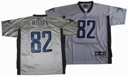 Dallas Cowboys #82 Jason Witten Gray shadow jerseys