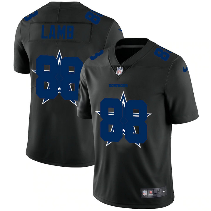 Dallas Cowboys #88 CeeDee Lamb Men's Nike Team Logo Dual Overlap Limited NFL Jersey Black