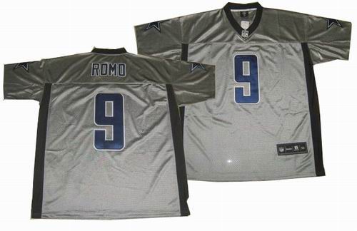 Dallas Cowboys #9 Tony Romo Gray shadow jerseys
