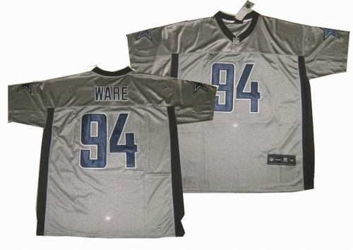 Dallas Cowboys #94 DeMarcus Ware Gray shadow jerseys