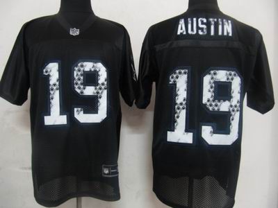 Dallas Cowboys 19 Austin Black United Sideline Jerseys