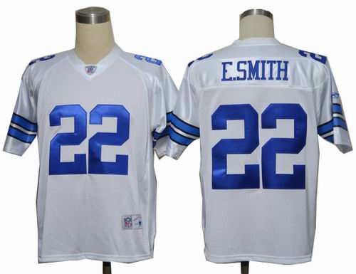 Dallas Cowboys 22# E.Smith White Legends jerseys