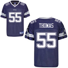 Dallas Cowboys 55# Zach Thomas team color