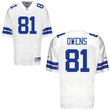 Dallas Cowboys 81# Terrell Owens White