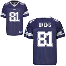 Dallas Cowboys 81# Terrell Owens team color