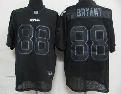 Dallas Cowboys 88 dez Bryant Lights Out BLACK Jerseys