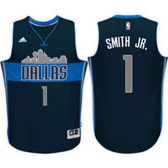 Dallas Mavericks #1 Dennis Smith Jr. Alternate Navy New Swingman Stitched NBA Jersey