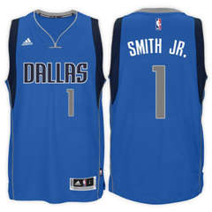 Dallas Mavericks #1 Dennis Smith Jr. Road Blue New Swingman Stitched NBA Jersey