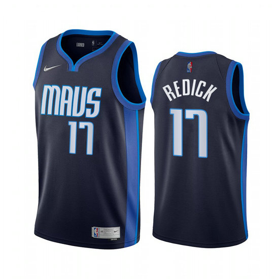 Dallas Mavericks #17 JJ Redick Navy NBA Swingman 2020-21 Earned Edition Jersey