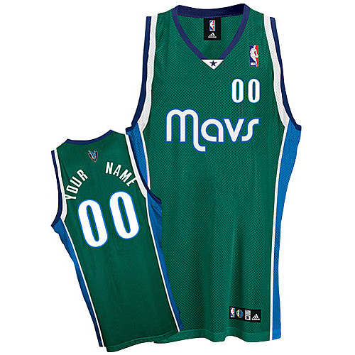 Dallas Mavericks Personalized custom Green Jersey (S-3XL)