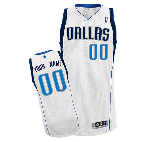 Dallas Mavericks Personalized custom White Jersey (S-3XL)