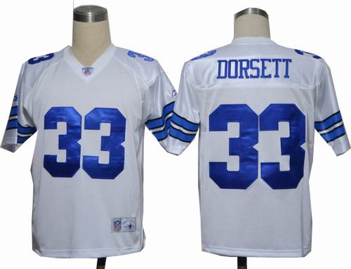 Dallas cowboys 33# Tony Dorsett White Legends jerseys