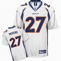 Denver Broncos #27 Knowshon Moreno Jersey Throwback white