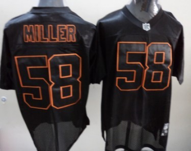 Denver Broncos #58 Von Miller Full Black Jersey