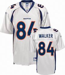 Denver Broncos #84 WALKER White