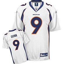 Denver Broncos #9 Brady Quinn White Jersey