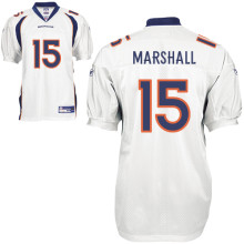 Denver Broncos 15# Brandon Marshall White
