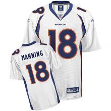 Denver Broncos 18# Peyton Manning white jerseys