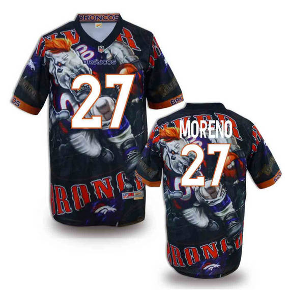 Denver Broncos 27 Knowshon Moreno stitched fashion NFL jerseys