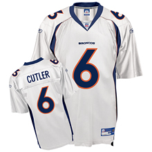 Denver Broncos 6# Jay Cutler White