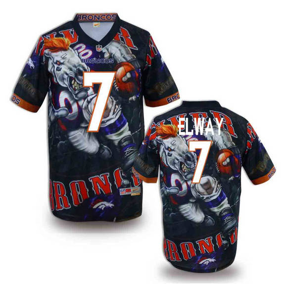 Denver Broncos 7 John Elway stitched fashion NFL jerseys