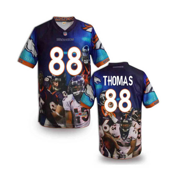 Denver Broncos 88 Demaryius Thomas blue stitched Fashion NFL jerseys