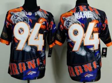 Denver Broncos 94 DeMarcus Ware Men-s Stitched Fanatical Version NFL Jerseys