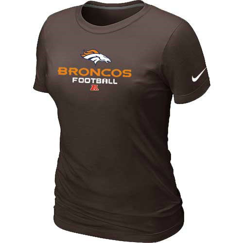 Denver Broncos Brown Women's Critical Victory T-Shirt