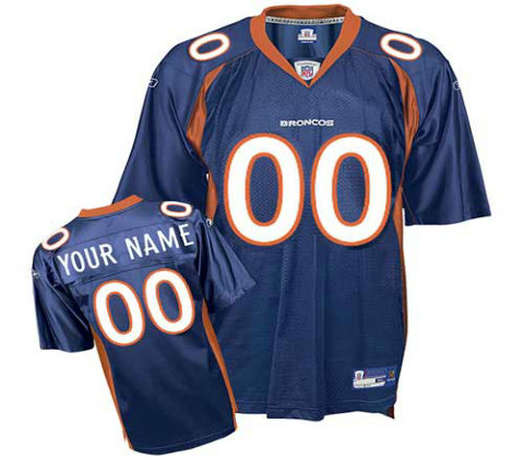 Denver Broncos Customized Team Color Jerseys