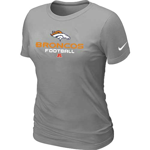 Denver Broncos L.Grey Women's Critical Victory T-Shirt