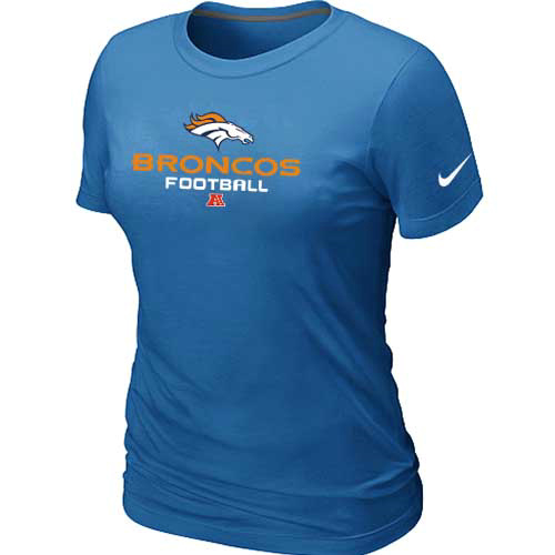 Denver Broncos L.blue Women's Critical Victory T-Shirt
