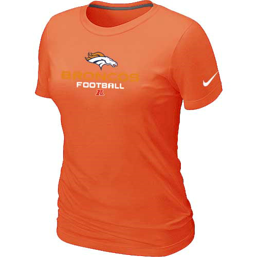 Denver Broncos Orange Women's Critical Victory T-Shirt
