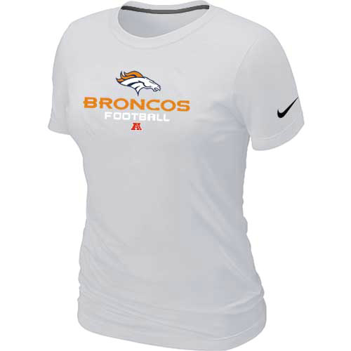 Denver Broncos White Women's Critical Victory T-Shirt